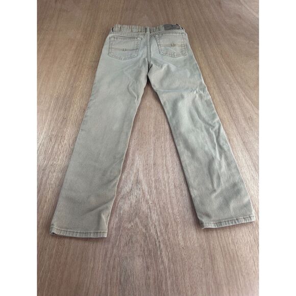 U.S. Polo Assn Kids Pants 7 Khaki Adjustable Waist Straight - Picture 2 of 7